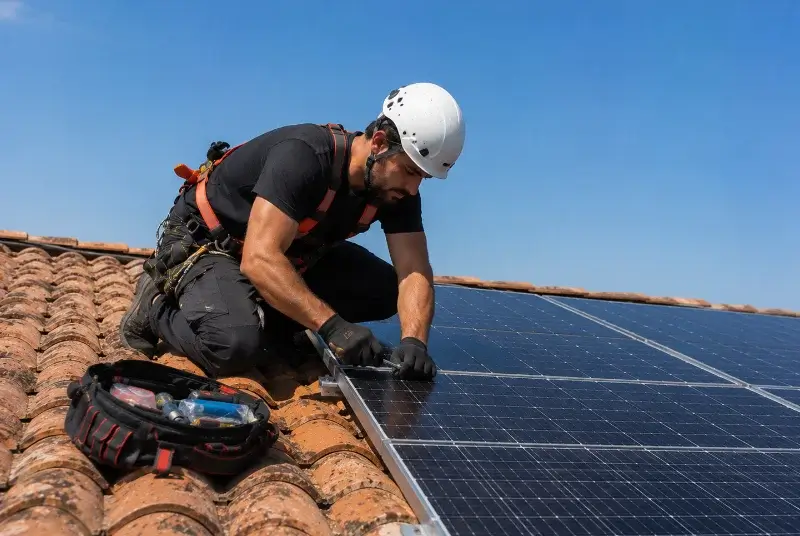 Maintenance et monitoring de panneaux solaires à Bourg-Saint-Christophe