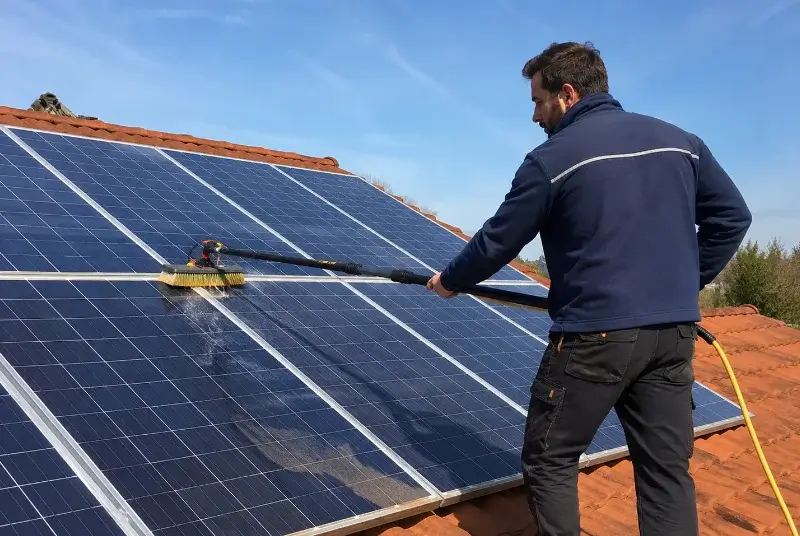 Nettoyage et entretien de panneaux solaires à Bourg-Saint-Christophe